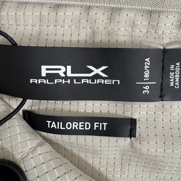 Polo Ralph Lauren RLX Men’s 36 Shorts Beige Golf Concept MSRP $125 - Picture 7 of 15